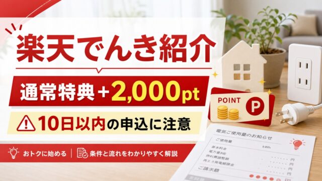 rakuten-denki-invite アイキャッチ画像